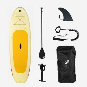 Set Stand up paddle gonflabil 9'6, 1 persoană (de până la 80kg) 100 Galben imagine