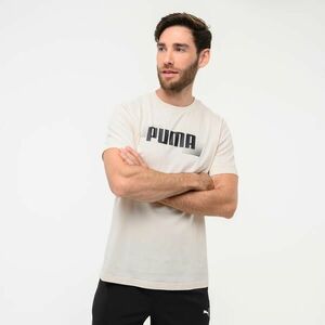 Tricou bumbac Puma Bej Bărbați imagine