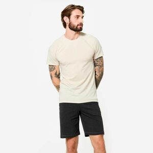 Tricou yoga ușoară Bej in Bărbați imagine