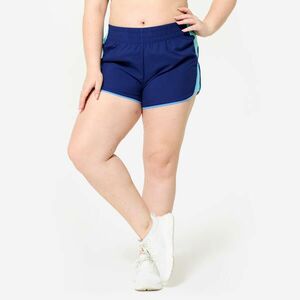 Pantalon scurt lejer cu imprimeu Fitness Albastru Damă imagine