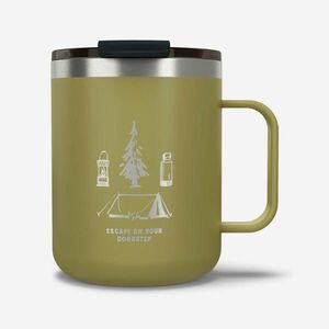 Cană izotermă 900 0, 35L din inox, pentru camping, drumeții/trekking - Kaki imagine