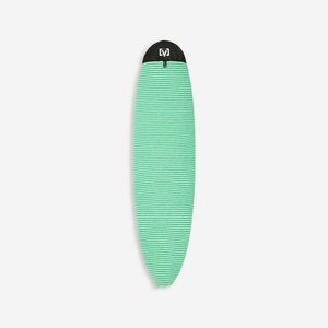 Husă placă surf tip șosetă mărime maximă 7'2 - Mid length / hybrid Verde-Alb imagine
