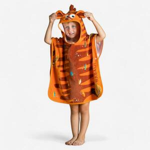 Poncho de baie Imprimeu Tigru Maro Bebe/Copii imagine