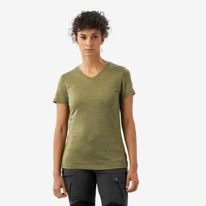 Tricou cu lână merinos Merino Fresh Kaki Damă imagine