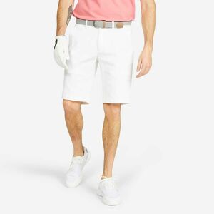 Bermude chino bumbac golf MW500 Alb Bărbați imagine