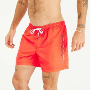 Șort de baie scurt surf 15' Quiksilver Behind waves Roșu Bărbați imagine