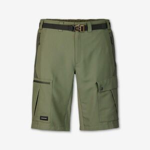Pantalon Scurt Rezistent Trekking MT500 Kaki Bărbați imagine
