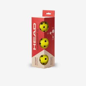 Set de 3 mingi de pickleball - Head Championship 40 Exterior imagine