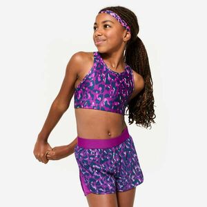 Bustieră respirantă de sport Imprimeu Leopard Fete imagine