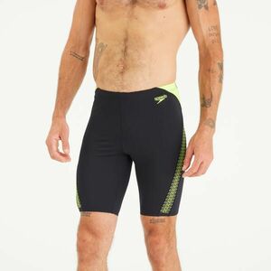 Costum de înot boxeri jammer Speedo Negru-Galben Bărbați imagine