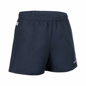 Şort Rugby cu Buzunare R100 Bleu Adulţi imagine
