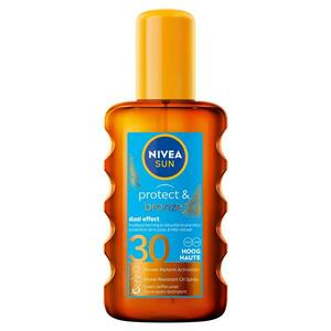 Spray protecție solară ulei uscat SPF 30, Protect & Bronze 200ml imagine