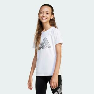 Tricou bumbac ADIDAS Alb Fete imagine