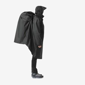 Pelerină ploaie tip Poncho Trekking MT500 60L Negru imagine