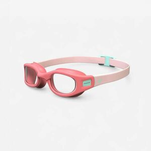 Ochelari înot SOFT Mărime mică Lentile transparente Roz-Turcoaz imagine