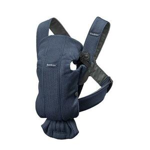 Marsupiu anatomic cu multiple pozitii de purtare Mini Navy Blue 3D Mesh, BabyBjorn imagine