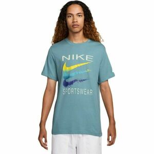 Nike NSW TEE 12MO SWOOSH Tricou pentru bărbați, turcoaz, mărime imagine
