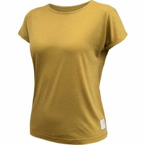 Sensor MERINO AIR TRAVELLER W Tricou funcțional de damă, galben, mărime imagine