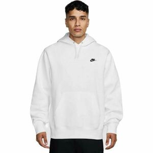 Nike CLUB FLEECE PULLOVER HOODIE Hanorac pentru bărbați, alb, mărime imagine