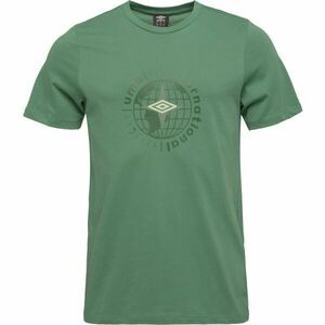 Umbro GLOBE GRAPHIC TEE Tricou bărbați, verde, mărime imagine