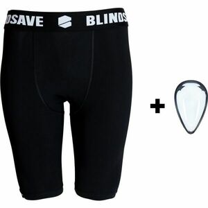 BLINDSAVE COMPRESSION SHORTS + CUP Șorturi cu suspensor, negru, mărime imagine