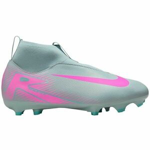 Nike JR ZOOM SUPERFLY 10 ACAD FG/MG Ghete de fotbal copii, gri, mărime 35 imagine