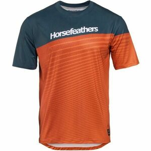 Horsefeathers QUANTUM Tricou ciclism de bărbați, portocaliu, mărime imagine