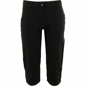ALPINE PRO ULINA Pantaloni 3/4 pentru femei, negru, mărime imagine