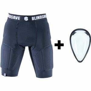BLINDSAVE PROTECTION SHORTS PRO + CUP Șort cu suspensor, negru, mărime imagine