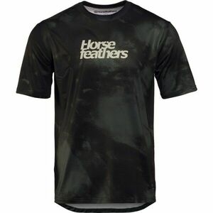 Horsefeathers QUANTUM Tricou ciclism de bărbați, gri închis, mărime imagine