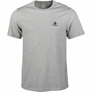 Converse CLASSIC LEFT CHEST SS TEE Tricou bărbați, gri, mărime imagine