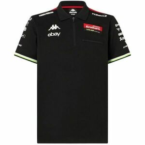 Kappa ACRIZ VR46 Tricou polo bărbați, negru, mărime imagine