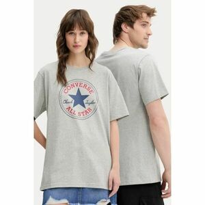 Converse STANDARD FIT CENTER FRONT CHUCK PATCH CORE TEE Tricou bărbați, gri, mărime imagine