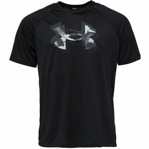 Under Armour TECH PRINT FILL Tricou bărbați, negru, mărime imagine