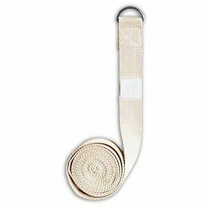 YOGGYS STRETCHING STRAP Bandă elastică yoga, bej, mărime imagine
