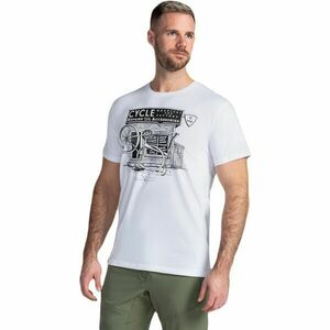 KILPI PORTELA Tricou din bumbac pentru bărbați, alb, mărime XXXL imagine