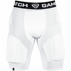 GAMEPATCH PADDED SHORTS PRO+ Șort unisex compresive, alb, mărime imagine