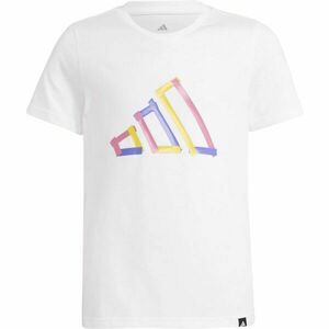 adidas BIG LOGO TEE Tricou pentru băieți, alb, mărime imagine
