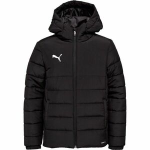 Puma TEAMADDITIONS HOODED PADDED JACKET JR Geacă pentru copii, negru, mărime imagine