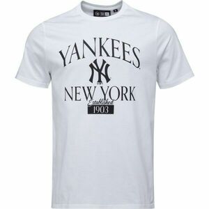 New Era NEW YORK YANKESS MLB ARCH WOODMARK Tricou de bărbați, alb, mărime imagine