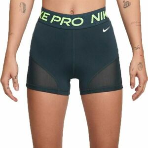Nike PRO Pantaloni scurți damă, verde închis, mărime imagine
