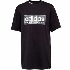 adidas CAMO LINEAR TEE Tricou pentru băieți, negru, mărime imagine