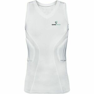 GAMEPATCH PADDED SHIRT PRO Tricou compresiv unisex, alb, mărime imagine