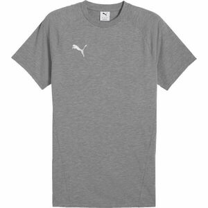 Puma TEAMEVOSTRIPE TEE Tricou pentru bărbați, gri, mărime imagine