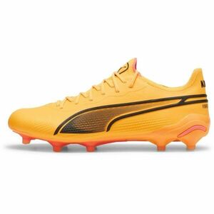Puma KING ULTIMATE FG/AG Ghete de fotbal bărbați, portocaliu, mărime 43 imagine