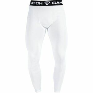 GAMEPATCH COMPRESSION PANTS Pantaloni compresivi unisex, alb, mărime imagine