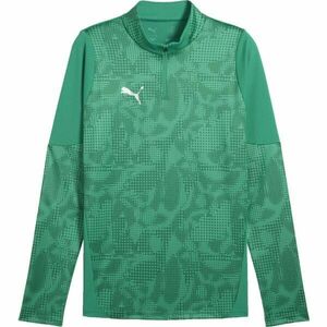 Puma TEAMCUP TRAINING 1/4 ZIP TOP Hanorac bărbați, verde, mărime imagine