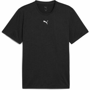 Puma M TAD ESSENTIALS HEATHER CAT TEE Tricou pentru bărbați, negru, mărime imagine