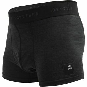 Sensor MERINO CORDURA Boxeri bărbați, negru, mărime imagine