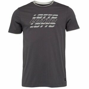 Lotto LOGO IV TEE Tricou de bărbați, gri închis, mărime imagine